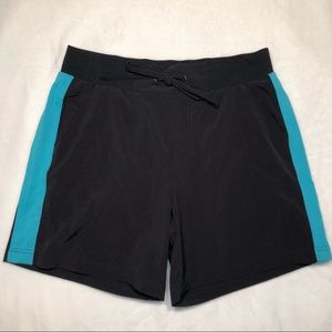 Tek Gear Shorts Black & Teal